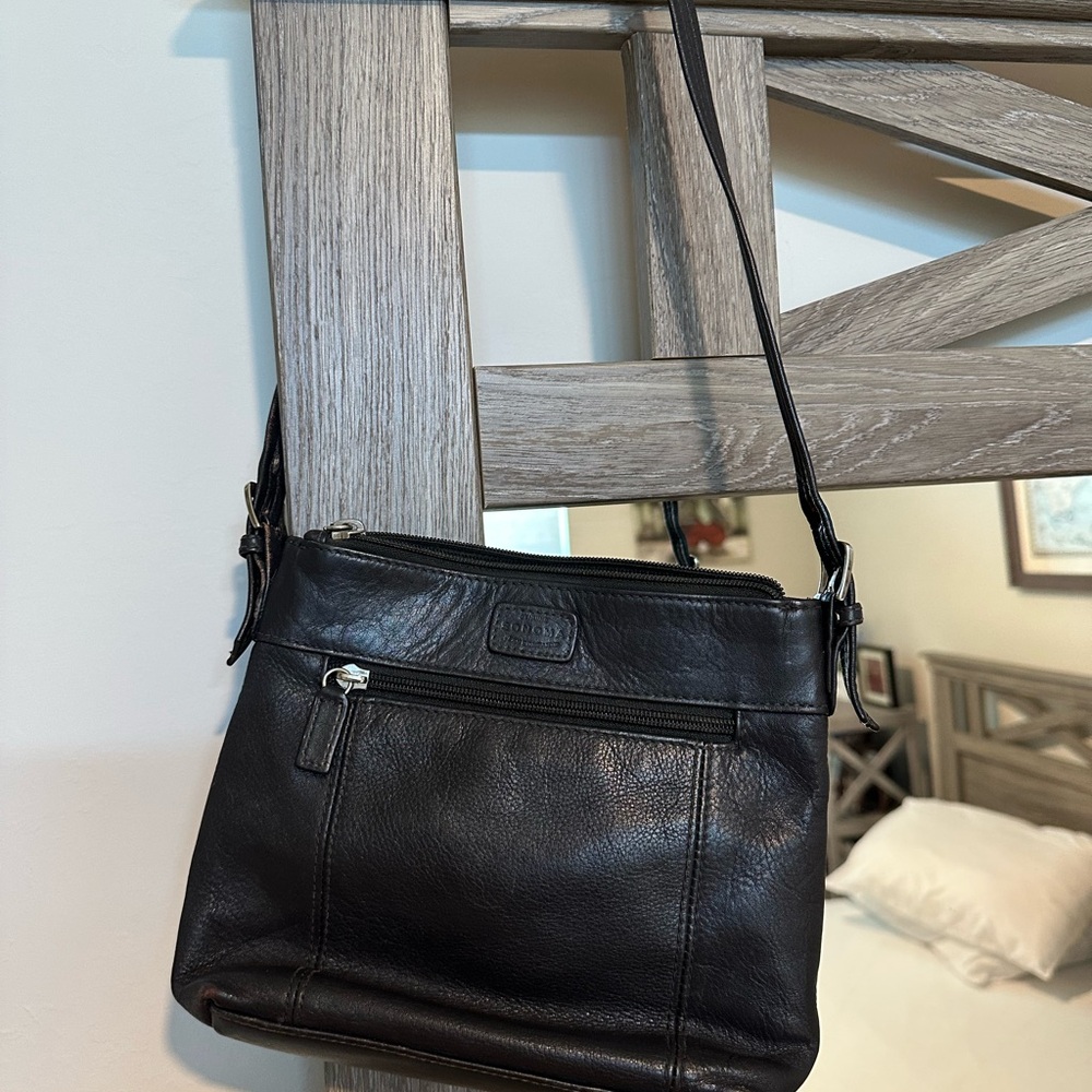 Sonoma Black Leather Shoulder Bag